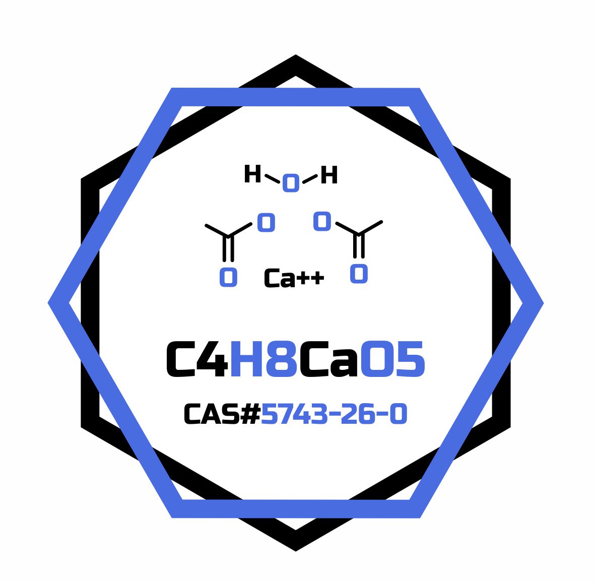 Calcium Acetate Monohydrate, CAS 5743-26-0